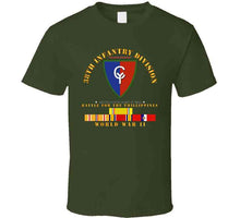 Load image into Gallery viewer, Army - 38th Infantry Division with WWII (Pacific Theater) Service Ribbons - T Shirt, Premium and Hoodie