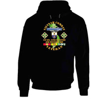 Load image into Gallery viewer, Army - Vietnam Combat Infantry Veteran With 1st Battalion 22nd Infantry - 4th Infantry Division Shoulder Sleeve Insignia - Hoodie