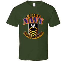 Load image into Gallery viewer, NAVY - Rank - E7 - CPO - T-Shirts - Classic