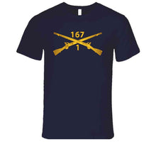 Load image into Gallery viewer, Army - 1st Battalion, 167th Infantry Regiment - Inf Branch Wo Txt T-Shirts - Premium