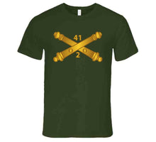 Load image into Gallery viewer, Army - 2nd Bn 41st Artillery W Branch X 300 T Shirt