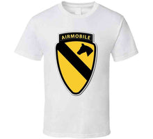 Load image into Gallery viewer, Army - 1st Cav W Airmobile Tab - T-Shirts - Classic