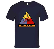 Load image into Gallery viewer, Army - 12th Armored Division, "Hell Cat", without Text - T Shirt, Premium and Hoodie