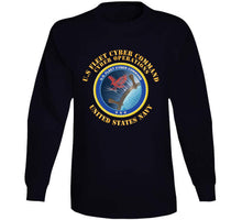 Load image into Gallery viewer, Navy - U.s Fleet Cyber Command X 300 T Shirt
