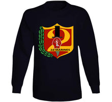 Load image into Gallery viewer, USMC - 2nd Marine Regiment - Long Sleeve Tee