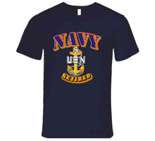 Load image into Gallery viewer, NAVY - SCPO - Retired - T-Shirts - Premium