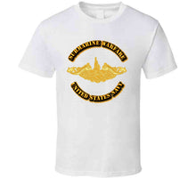 Load image into Gallery viewer, Navy - Submarine Badge - Gold - T-Shirts - Classic