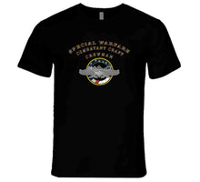 Load image into Gallery viewer, Navy - Special Warefare CC Badge - T-Shirts - Premium
