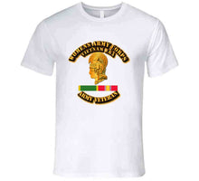Load image into Gallery viewer, Womens Army Corps Vietnam Era - with National Defense Service Medal - WAC T Shirt - Premium
