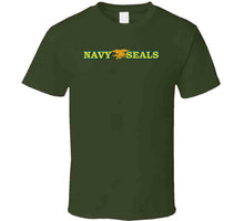 Load image into Gallery viewer, Navy - SOF - Navy Seals - Ribbon T Shirt - Classic