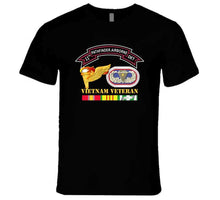 Load image into Gallery viewer, Army - 11th Pathfinder Detachment - Vietnam Veteran With Airborne Badge Combat Star Pathfinder Badge T Shirt - Premium