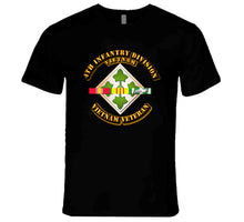 Load image into Gallery viewer, 4th Infantry Division with Vietnam Service Ribbons - T-Shirts - Premium