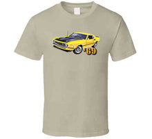 Load image into Gallery viewer, Vehicle - 69 Mach - 1 - Yellow - T-Shirts - Classic