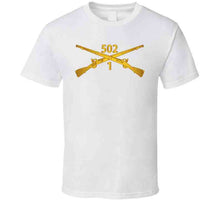 Load image into Gallery viewer, Army - 1st Bn 502nd Infantry Regt - Infantry Br Wo Txt - T-Shirts - Classic