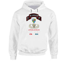 Load image into Gallery viewer, Army - 3rd Rgr Bn With Dui - Basic Airborne W Combat Jump Star W Opn Just Cause Txt X 300 Classic T Shirt, Crewneck Sweatshirt, Hoodie, Long Sleeve, Mug