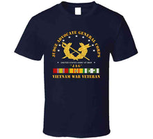 Load image into Gallery viewer, Army - Judge Advocate Veteran Corps,"Jag" with Vietnam War Service Ribbons - T Shirt, Premium and Hoodie