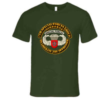 Load image into Gallery viewer, 7th Special Forces Group, Airborne, "To liberate the opperessed", Badge - T Shirt, Premium and Hoodie