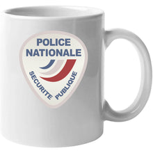 Load image into Gallery viewer, Police Nationale France Police Patch Blanc T Shirt