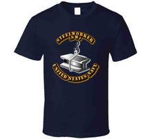 Load image into Gallery viewer, Navy - Rate - Steelworker T Shirt