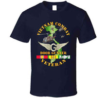 Load image into Gallery viewer, Army - Vietnam Combat Veteran Door Gunner - Air Assault with Vietnam Service Ribbons T-shirt, Premium, Hoodie