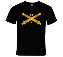 Load image into Gallery viewer, Army - 2nd Bn 41st Artillery W Branch X 300 T Shirt