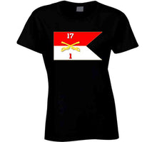 Load image into Gallery viewer, Army - 1st Squadron, 17th Cavalry Guidon Long Sleeve T Shirt