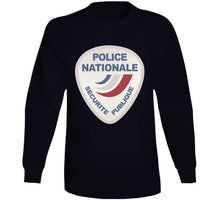 Load image into Gallery viewer, Police Nationale France Police Patch Blanc T Shirt