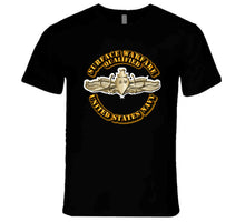 Load image into Gallery viewer, Navy - Surface Warfare Badge - Gold - T-Shirts - Premium