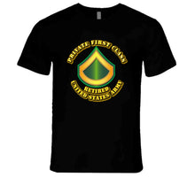 Load image into Gallery viewer, Private First Class - E3 - w Text - Retired - T-Shirts - Premium