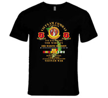 Load image into Gallery viewer, Usmc - 1st Bn 9th Marines - 3rd Mardiv - Operation Dewey Canyon W Vn Svc Hoodie