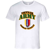 Load image into Gallery viewer, Army - United States Army - Vietnam - Ssi - Combat Vet T Shirt