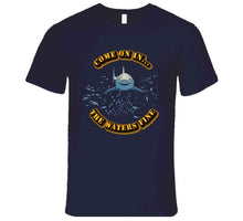 Load image into Gallery viewer, Come On In - the waters fine - No Bkgrnd - T-Shirts - Premium