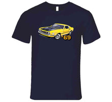 Load image into Gallery viewer, Vehicle - 69 Mach - 1 - Yellow - T-Shirts - Premium