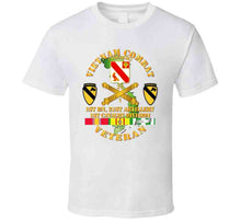 Load image into Gallery viewer, Army - Vietnam Combat Veteran, with 1st Batallion, 21st Artillery, Distinctive Unit Insignia, 1st Cavalry Division - T Shirt, Hoodie, and Premium