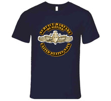 Load image into Gallery viewer, Navy - Surface Warfare Badge - Gold - T-Shirts - Premium