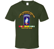 Load image into Gallery viewer, 173rd Airborne Brigade with Vietnam Service Ribbons T Shirt - Classic