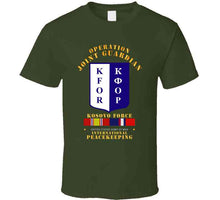 Load image into Gallery viewer, Army - US Army Peace Keeping, Operation Joint Guardian, Kosovo, with Kosovo Service Ribbons - T Shirt, Premium and Hoodie
