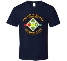 Load image into Gallery viewer, 4th Infantry Division with Vietnam Service Ribbons - T-Shirts - Classic