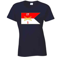 Load image into Gallery viewer, Army - 1st Squadron, 17th Cavalry Guidon Long Sleeve T Shirt