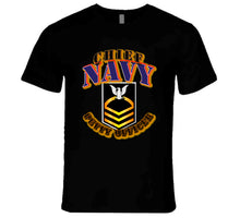 Load image into Gallery viewer, NAVY - Rank - E7 - CPO - T-Shirts - Premium