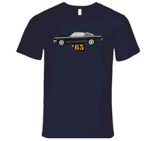 Load image into Gallery viewer, Vehicle - 65 Mustang - Midnight Black - T-Shirts - Premium