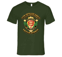 Load image into Gallery viewer, DUI - 54th Artillery Group (Field Artillery) NO SVC Ribbon T Shirt - Premium