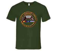 Load image into Gallery viewer, SOF - 1st Ranger Infantry Company - Airborne - Korea w SVC Ribbons -T-Shirts - Premium