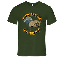 Load image into Gallery viewer, SOF - Airborne Ranger - Beret - Lead the Way w paratroop - T-Shirts - Premium