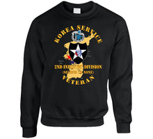 Load image into Gallery viewer, Army – Korea Service Veteran | 2nd Infantry Division "Second to None" Crewneck Sweatshirt