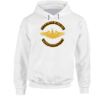 Load image into Gallery viewer, Navy - Submarine Badge - Gold - Hoodie