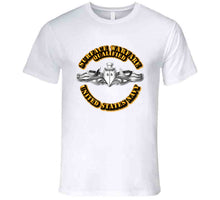 Load image into Gallery viewer, Navy - Surface Warfare Badge - Silver - T-Shirts - Premium