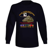 Load image into Gallery viewer, Army - 761st Tank Battalion - Black Panthers - W Tank Wwii Eu Svc T Shirt