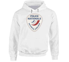 Load image into Gallery viewer, Police Nationale France Police Patch Blanc Hoodie