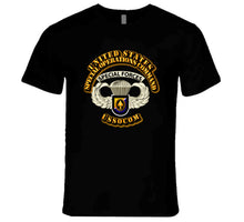 Load image into Gallery viewer, Special Operation Command, Special Forces, USSOCOM, Airborne Badge - T Shirt - Premium
